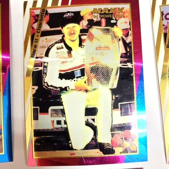 Vintage Nascar Racing Trading Cards '94 Maxx Premier Plus 70+ Card Lot 1994 - Picture 4 of 12